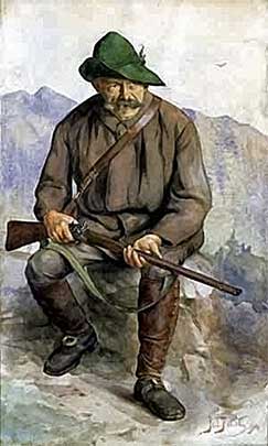 Julian Fałat - Odpoczynek myśliwego Julian Fałat - Odpoczynek myśliwego